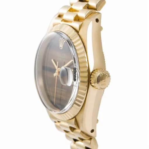 Inexpensive Knockoff Rolex Lady-datejust 6917 Automatic Movement 26mm Yellow Gold Case Womens Watch - Image 3