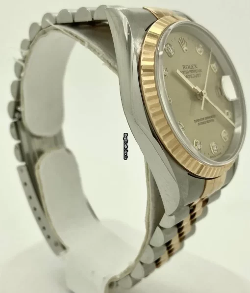 Nice Copy Rolex Datejust 16233 Caliber 3135 Automatic Movement 36mm Gold/steel Case Mens/unisex Watch - Image 2