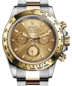 Well Made Replica Rolex Daytona Caliber 4130 Automatic Movement 40mm Gold/steel Case Mens/unisex Watch