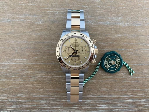 Well Made Replica Rolex Daytona Caliber 4130 Automatic Movement 40mm Gold/steel Case Mens/unisex Watch - Image 2