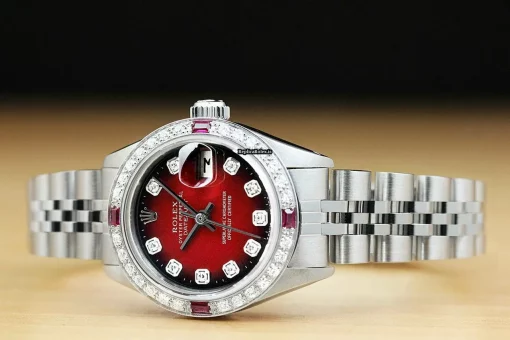 Remarkable Replica Rolex Lady-datejust 6917 Caliber 2030 Automatic Movement 26mm Steel Case Womens Watch - Image 2