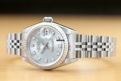 Remarkable Fake Rolex Lady-datejust 69174 Caliber 2135 Automatic Movement 26mm Steel Case Womens Watch - Image 2