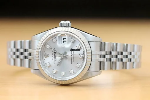 Remarkable Fake Rolex Lady-datejust 69174 Caliber 2135 Automatic Movement 26mm Steel Case Womens Watch - Image 3
