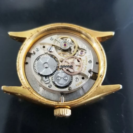 Exquisite Fake Rolex Oyster Precision Caliber 740 Manual Winding Movement 34mm Gold/steel Case Mens/unisex Watch - Image 10