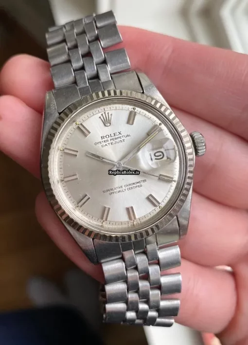 Reliable Fake Rolex Datejust 1601 Caliber 1570 Automatic Movement 36mm Steel Case Mens/unisex Watch - Image 5