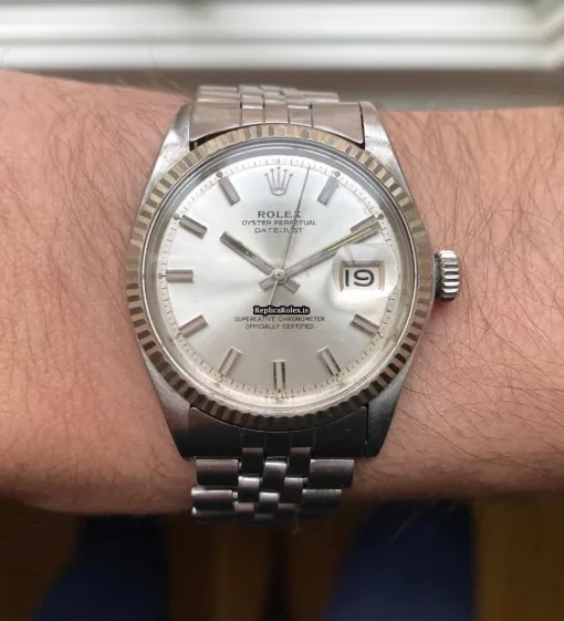 Reliable Fake Rolex Datejust 1601 Caliber 1570 Automatic Movement 36mm Steel Case Mens/unisex Watch - Image 8