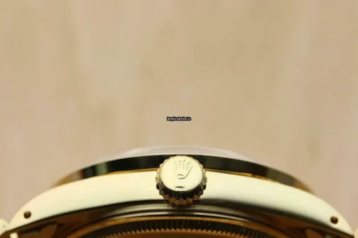 Fantastic Replica Rolex Oyster Perpetual Date 15038 Caliber 3035 Automatic Movement 34mm Yellow Gold Case Mens/unisex Watch - Image 8