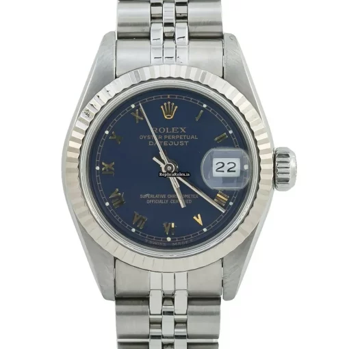 Wonderful Replica Rolex Lady-datejust 69174 Automatic Movement 26mm Steel Case Womens Watch - Image 4