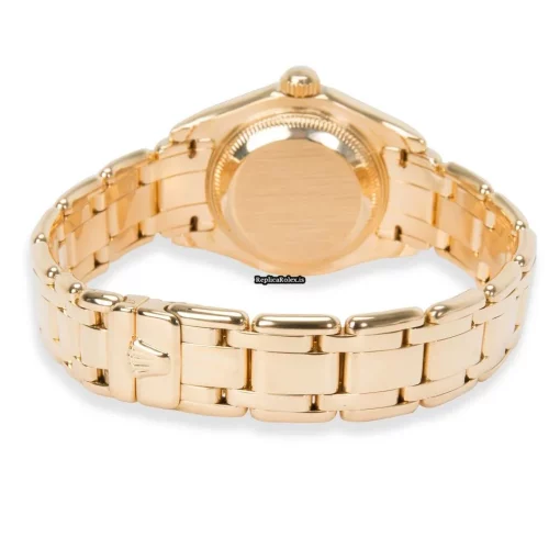 Trustworthy Replica Rolex Lady-datejust Pearlmaster 69298 Automatic Movement 29mm Yellow Gold Case Womens Watch - Image 4