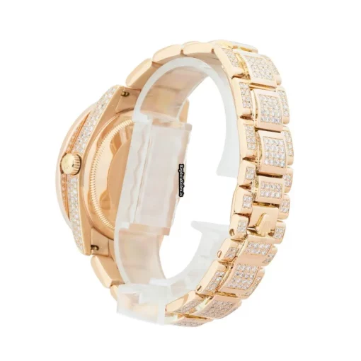 Nice Replica Rolex Day-date 36 118205 Caliber 3155 Automatic Movement 36mm Rose Gold Case Mens/unisex Watch - Image 3