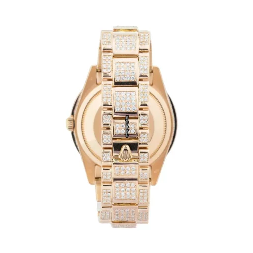 Nice Replica Rolex Day-date 36 118205 Caliber 3155 Automatic Movement 36mm Rose Gold Case Mens/unisex Watch - Image 4