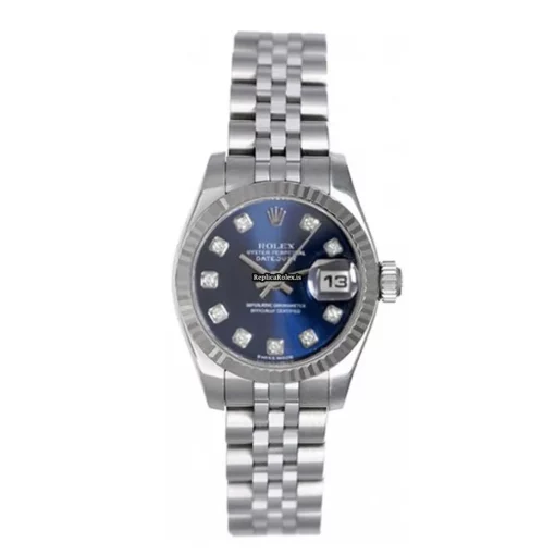 Top Fake Rolex Lady-datejust 179174 Automatic Movement 26mm Gold/steel Case Womens Watch