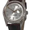 Well Made Replica Rolex Day-date 36 1803 Caliber 1556 Automatic Movement 36mm White Gold Case Mens/unisex Watch