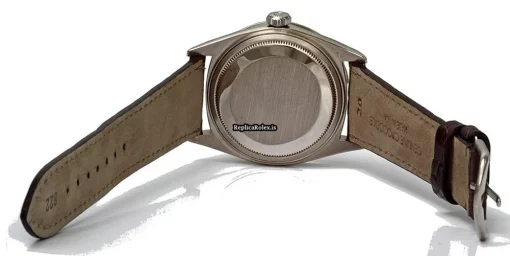 Well Made Replica Rolex Day-date 36 1803 Caliber 1556 Automatic Movement 36mm White Gold Case Mens/unisex Watch - Image 6