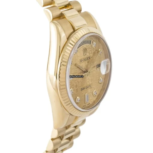 Attractive Fake Rolex Day-date 36 118238 Automatic Movement 36mm Yellow Gold Case Mens/unisex Watch - Image 3