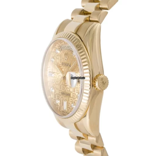 Attractive Fake Rolex Day-date 36 118238 Automatic Movement 36mm Yellow Gold Case Mens/unisex Watch - Image 5