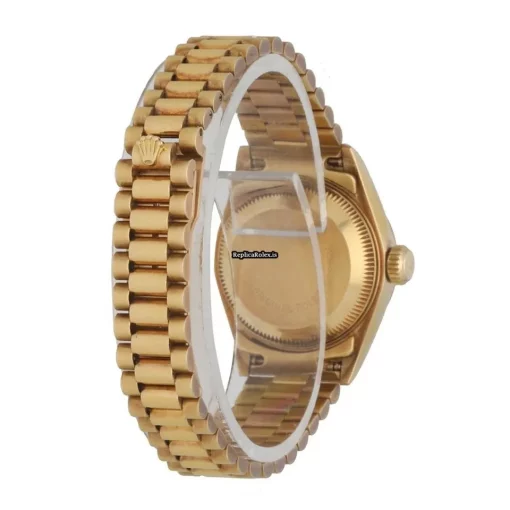 Fine Replica Rolex Lady-datejust 69178 Caliber 2235 Automatic Movement 26mm Yellow Gold Case Womens Watch - Image 4