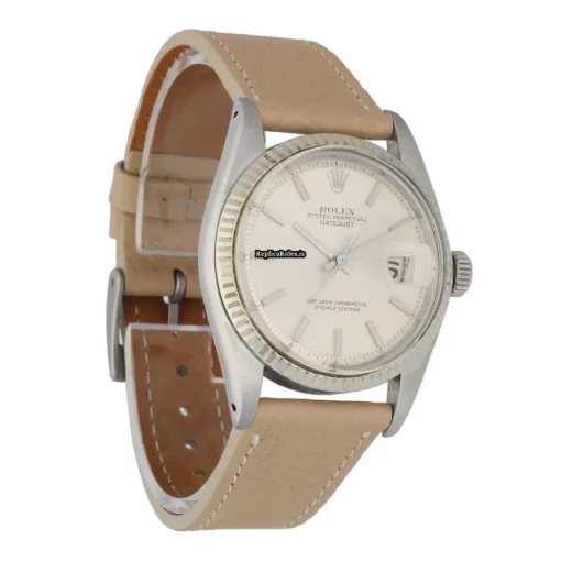 Attractive Fake Rolex Datejust 1601 Caliber 1575 Automatic Movement 36mm Steel Case Mens/unisex Watch - Image 3