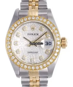 Beautiful Replica Rolex Lady-datejust 69173 Automatic Movement Womens Watch