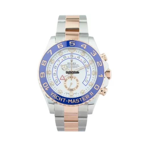Good Imitation Rolex Yacht-master II 116681 Caliber 4161 Automatic Movement 44mm Gold/steel Case Mens/unisex Watch