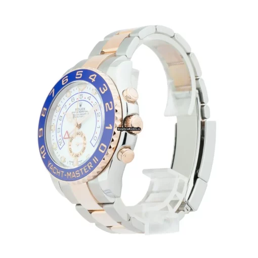 Good Imitation Rolex Yacht-master II 116681 Caliber 4161 Automatic Movement 44mm Gold/steel Case Mens/unisex Watch - Image 2