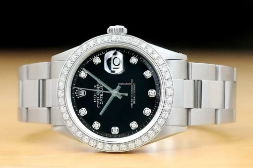 Well Made Replica Rolex Datejust 1601 Caliber 1570 Automatic Movement 36mm Steel Case Mens/unisex Watch - Image 3