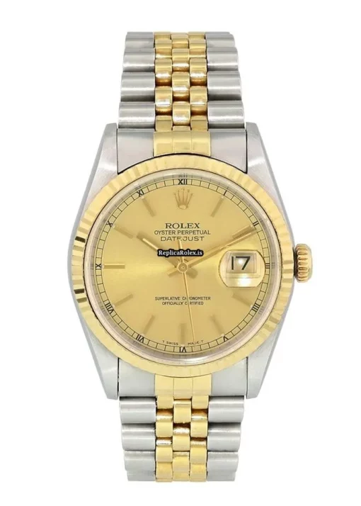 Well Made Copies Rolex Datejust 16233 Caliber 3135 Automatic Movement 36mm Steel Case Mens/unisex Watch