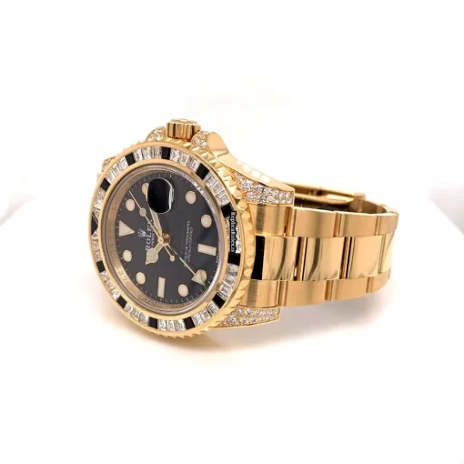 Fabulous Replica Rolex Gmt-master II 116758sanr Automatic Movement 40mm Yellow Gold Case Mens/unisex Watch - Image 2