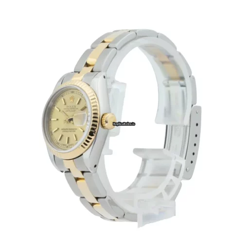 High Quality Replica Rolex Lady-datejust 69173 Caliber 2135 Automatic Movement 26mm Gold/steel Case Womens Watch - Image 2