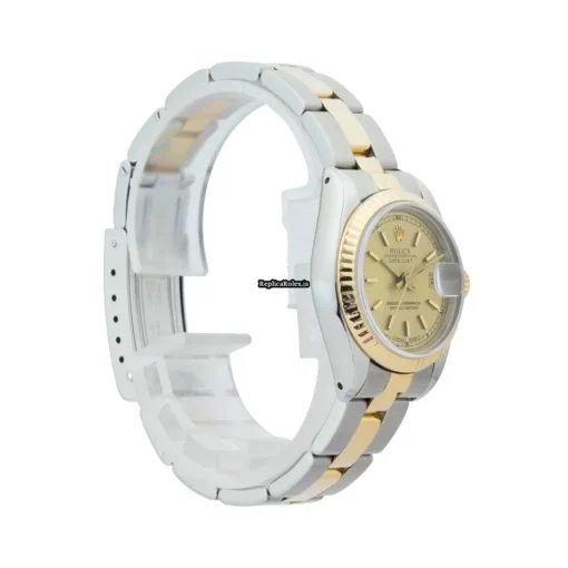 High Quality Replica Rolex Lady-datejust 69173 Caliber 2135 Automatic Movement 26mm Gold/steel Case Womens Watch - Image 6
