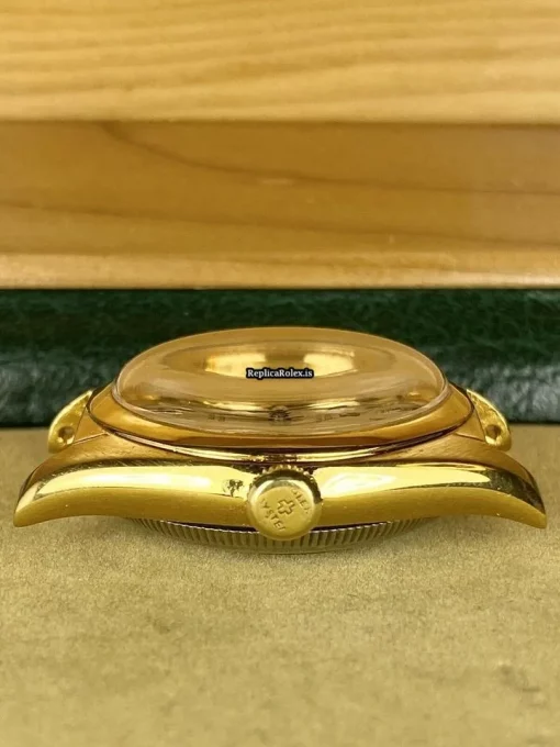 Good Replica Rolex Bubble Back 5050 Automatic Movement Gold/steel Case Mens/unisex Watch - Image 2