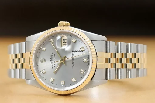 Trustworthy Replica Rolex Datejust 16233 Caliber 3135 Automatic Movement 36mm Steel Case Mens/unisex Watch - Image 2