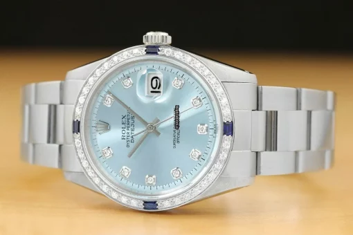Swiss Replica Rolex Datejust 1603 Caliber 1570 Automatic Movement 36mm Steel Case Mens/unisex Watch - Image 3