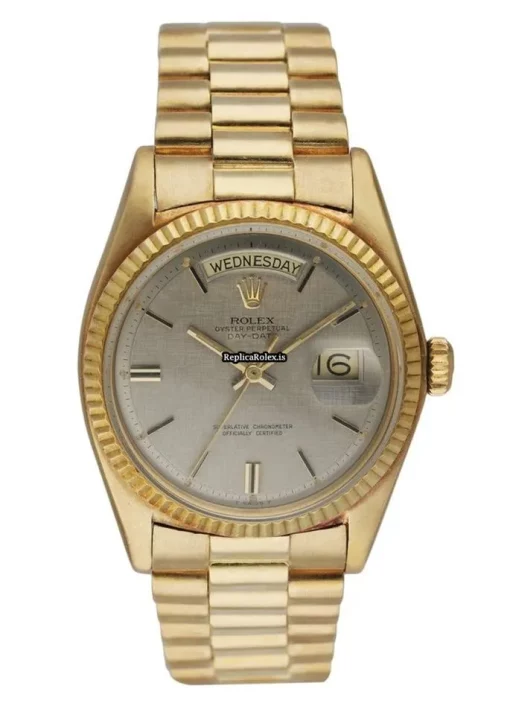 Pleasing Replica Rolex Day-date 36 1803 Automatic Movement 36mm Yellow Gold Case Mens/unisex Watch