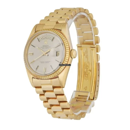 Pleasing Replica Rolex Day-date 36 1803 Automatic Movement 36mm Yellow Gold Case Mens/unisex Watch - Image 2