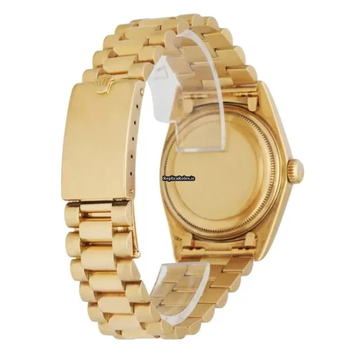 Pleasing Replica Rolex Day-date 36 1803 Automatic Movement 36mm Yellow Gold Case Mens/unisex Watch - Image 4