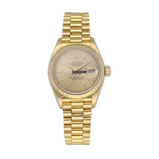 Exquisite Replica Rolex Lady-datejust 69178 Automatic Movement 26mm Yellow Gold Case Womens Watch