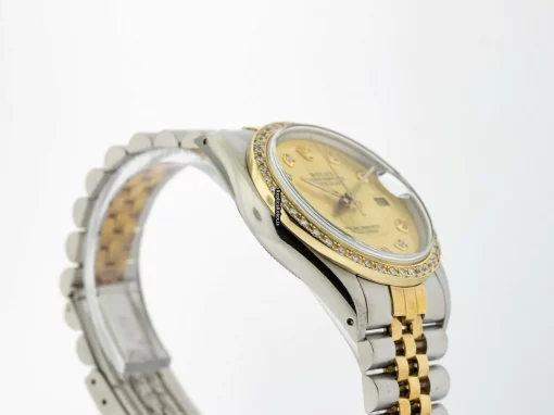 Wonderful Imitation Rolex Datejust 16013 Automatic Movement 36mm Gold/steel Case Mens/unisex Watch - Image 8