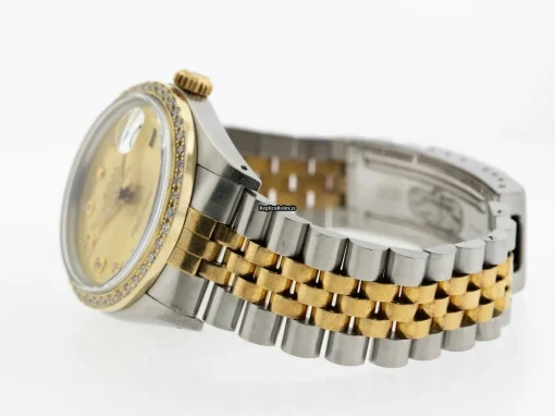 Wonderful Imitation Rolex Datejust 16013 Automatic Movement 36mm Gold/steel Case Mens/unisex Watch - Image 9