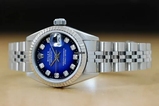 Cheap Replica Rolex Lady-datejust 69174 Caliber 2135 Automatic Movement 26mm Steel Case Womens Watch - Image 2