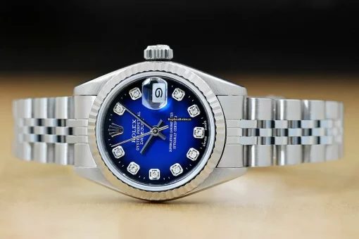 Cheap Replica Rolex Lady-datejust 69174 Caliber 2135 Automatic Movement 26mm Steel Case Womens Watch - Image 3