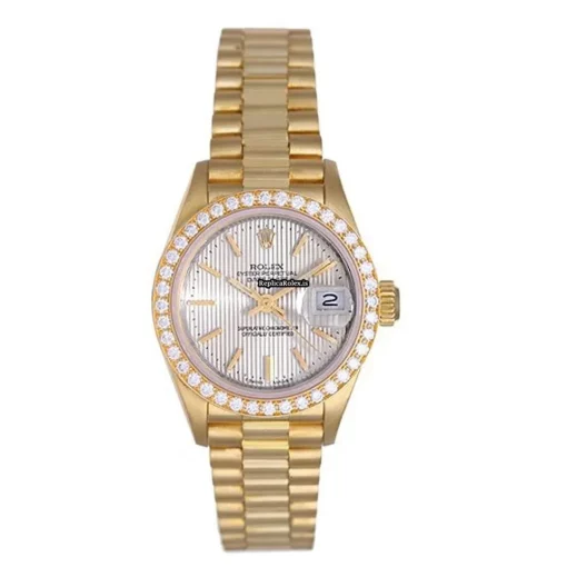 Well Made Replica Rolex Lady-datejust 79178 Automatic Movement 26mm Yellow Gold Case Womens Watch