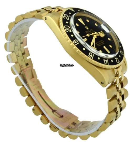 Beautiful Replica Rolex Gmt-master 1675 Caliber 1570 Automatic Movement 40mm Yellow Gold Case Mens/unisex Watch - Image 2