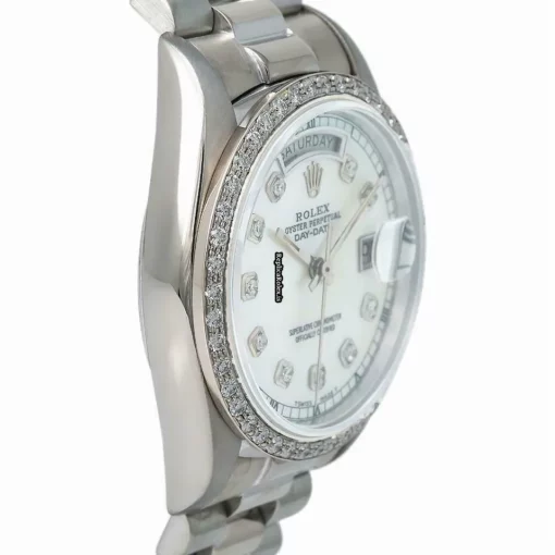 Aaa Replica Rolex Day-date 36 18039 Automatic Movement 36mm White Gold Case Mens/unisex Watch - Image 3