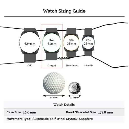 Aaa Replica Rolex Day-date 36 18039 Automatic Movement 36mm White Gold Case Mens/unisex Watch - Image 6