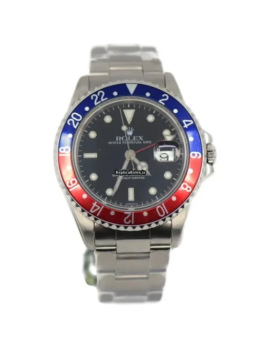 Inexpensive Clone Rolex Gmt-master II 16710 Caliber 3185 Automatic Movement 40mm Steel Case Mens/unisex Watch