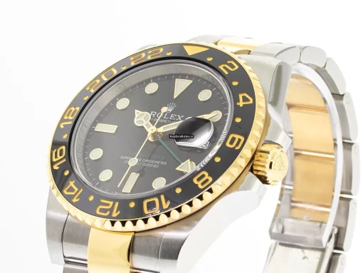 1:1 Replica Rolex Gmt-master II 116713ln Caliber 3186 Automatic Movement 40mm Gold/steel Case Mens/unisex Watch