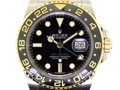 1:1 Replica Rolex Gmt-master II 116713ln Caliber 3186 Automatic Movement 40mm Gold/steel Case Mens/unisex Watch - Image 11