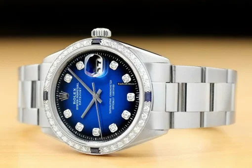 Great Fake Rolex Datejust 1601 Caliber 1570 Automatic Movement 36mm Steel Case Mens/unisex Watch - Image 2