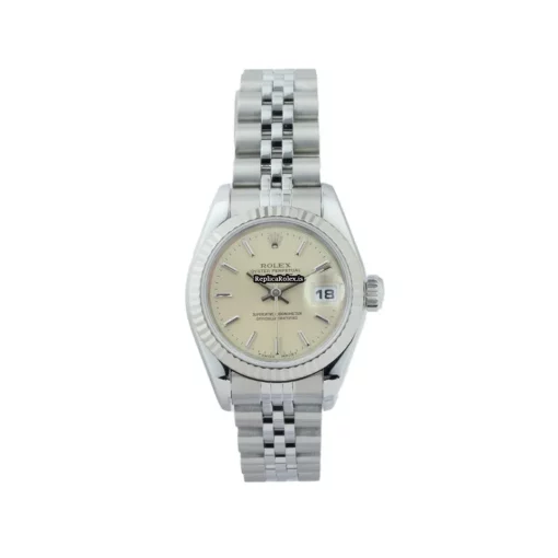 Well Made Replica Rolex Lady-datejust 69174 Caliber 2135 Automatic Movement 26mm Steel Case Womens Watch